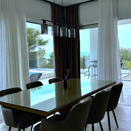 Modern Dado With Heated Pool & Sea View In Villa