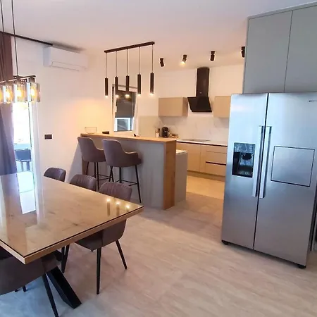 Modern Dado With Heated Pool & Sea View In