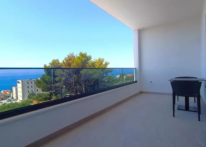 Villa Modern Dado With Heated Pool & Sea View In Makarska