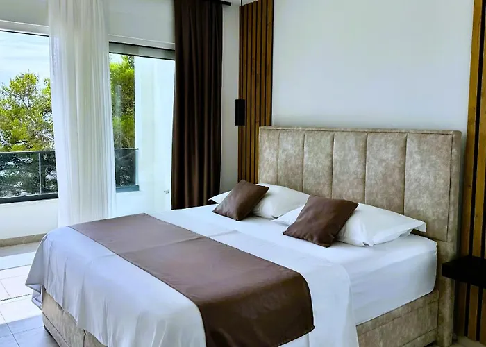 Modern Dado With Heated Pool & Sea View In Villa Makarska